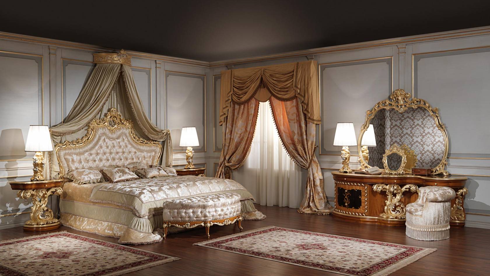 پرده کلاسیک اتاق خواب